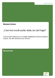 Cover von Und wer noch mehr sieht, ist ein Vogel