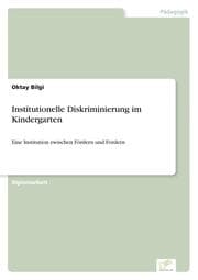 Cover von Institutionelle Diskriminierung im Kindergarten