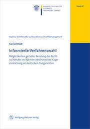 Cover von Informierte Verfahrenswahl
