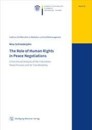 Cover von The Role of Human Rights in Peace Negotiations