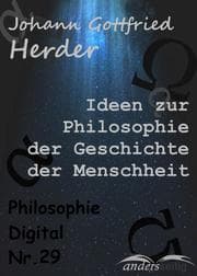 Cover von Ideen zur Philosophie der Geschichte der Menschheit