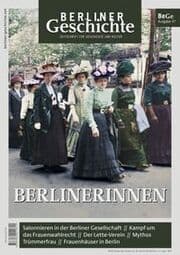 Cover von Berliner Geschichte - Zeitschrift für Geschichte und Kultur