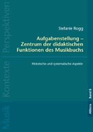 Cover von Aufgabenstellung - Zentrum der didaktischen Funktionen des Musikbuchs