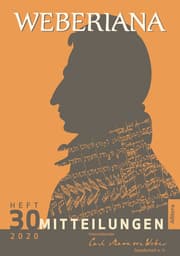 Cover von Weberiana 30