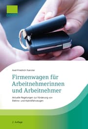 Cover von Firmenwagen für Arbeitnehmerinnen und Arbeitnehmer