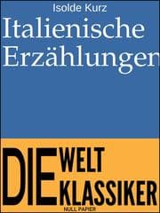 Cover von Italienische Erzählungen