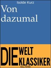 Cover von Von dazumal