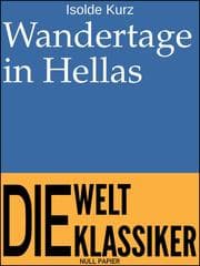 Cover von Wandertage in Hellas
