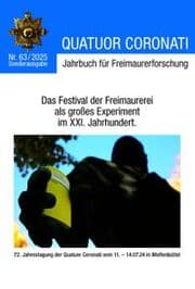 Cover von Quatuor Coronati Jahrbuch für Freimaurerforschung Nr. 63/2025