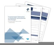 Cover von Formularmappe Datenschutz in öffentlichen und kirchlichen Einrichtungen