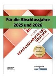 Cover von Sicher zum Realschulabschluss Deutsch Baden-Württemberg - ab Schuljahr 2024/2025 inkl. Lösungen und Download