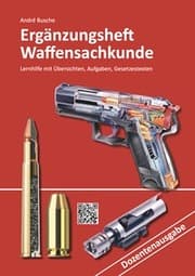 Cover von Ergänzungsheft Waffensachkundeprüfung Dozentenausgabe