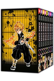 Cover von Demon Slayer 1-8 mit Sammelschuber