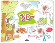 Cover von Mein 3D Mal- und Sachbuch - Wald