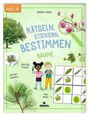 Cover von Expedition Natur Rätseln, Stickern, Bestimmen - Bäume