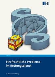 Cover von Strafrechtliche Probleme im Rettungsdienst