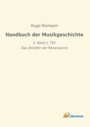 Cover von Handbuch der Musikgeschichte