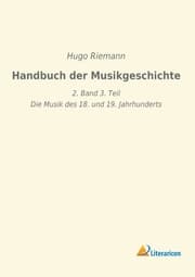 Cover von Handbuch der Musikgeschichte