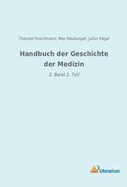 Cover von Handbuch der Geschichte der Medizin