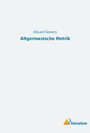 Cover von Altgermanische Metrik
