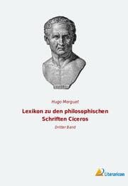 Cover von Lexikon zu den philosophischen Schriften Ciceros