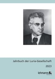 Cover von Jahrbuch der Luria-Gesellschaft 2023