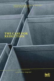 Cover von The Case for Reduction