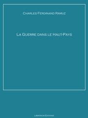 Cover von La Guerre dans le Haut-Pays