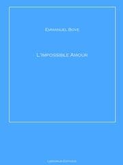 Cover von L'impossible Amour