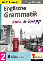 Cover von Englische Grammatik kurz und knapp / Band 2