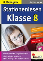Cover von Stationenlesen Klasse 8