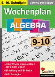 Cover von Wochenplan Algebra / Klasse 9-10