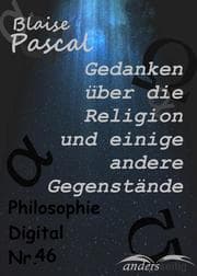 Cover von Gedanken über die Religion und einige andere Gegenstände