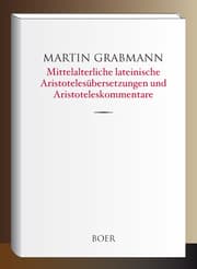 Cover von Mittelalterliche lateinische Aristotelesübersetzungen und Aristoteleskommentare