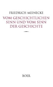Cover von Vom geschichtlichen Sinn und vom Sinn der Geschichte