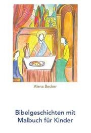 Cover von Bibelgeschichten mit Malbuch für Kinder