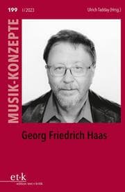 Cover von Georg Friedrich Haas
