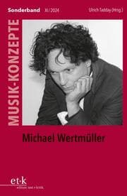 Cover von MUSIK-KONZEPTE Sonderband - Michael Wertmüller