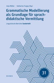 Cover von Grammatische Modellierung als Grundlage für sprachdidaktische Vermittlung