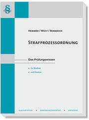 Cover von Strafprozessordnung