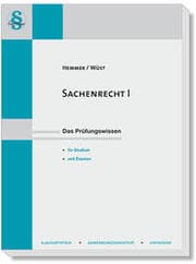 Cover von Sachenrecht I