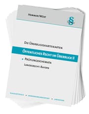 Cover von Die Überblickskarteikarten Öffentliches Recht im Überblick II