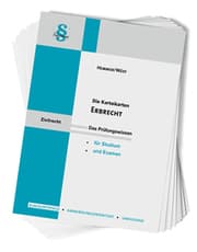 Cover von Karteikarten Erbrecht
