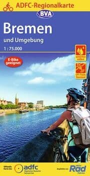 Cover von BVA ADFC Regionalkarte Bremen und Umgebung 1:75.000