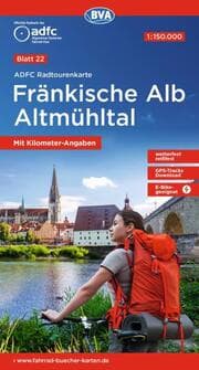 Cover von BVA ADFC Radtourenkarte Fränkische Alb Altmühltal 1:150.000