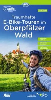 Cover von BVA ADFC Regionalkarte Traumhafte E-Bike-Touren im Oberpfälzer Wald 1:75.000