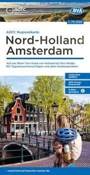 Cover von BVA ADFC Regionalkarte Nord-Holland Amsterdam, mit Knotenpunkten 1:75.000