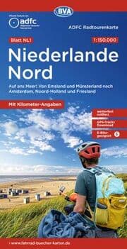Cover von BVA ADFC Radtourenkarte Niederlande Nord, mit Knotenpunkten 1:150.000