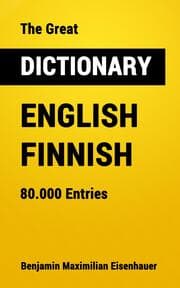 Cover von The Great Dictionary English - Finnish