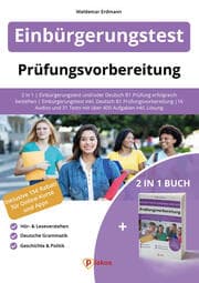 Cover von Einbürgerungstest Vorbereitung + Deutsch B1